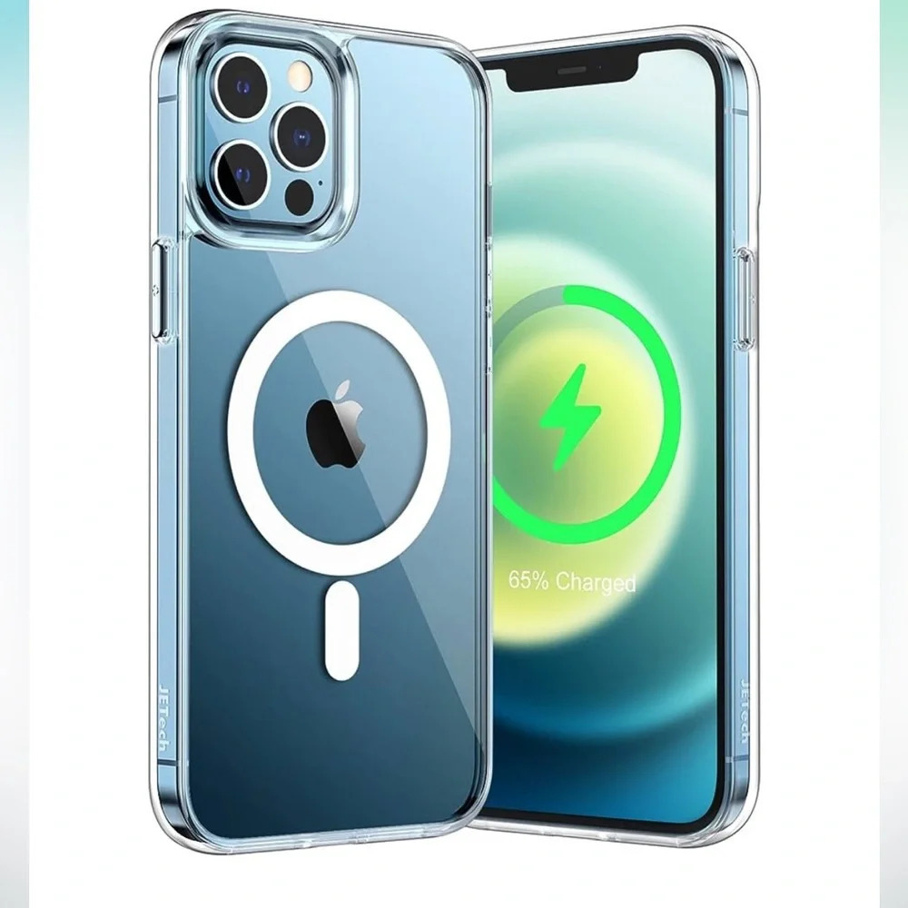 iPhone 12 Pro Max Clear Phone Case with Magnet
